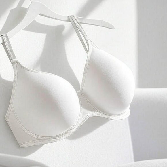 Cacique Lane Bryant Women Bra T Shirt Cotton Blend Plus Size 42DD White - Picture 6 of 10